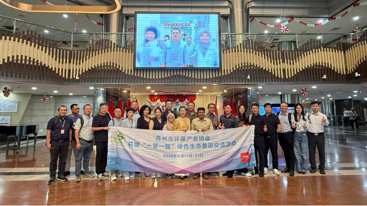 依斯倍蘇環(huán)協(xié)一行受邀參與印尼水處理展覽會IndoWaterExpo，共建綠色生態(tài)新道路