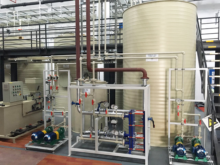 博世汽車機(jī)加工含油廢水處理零排放工程項(xiàng)目現(xiàn)場(chǎng)