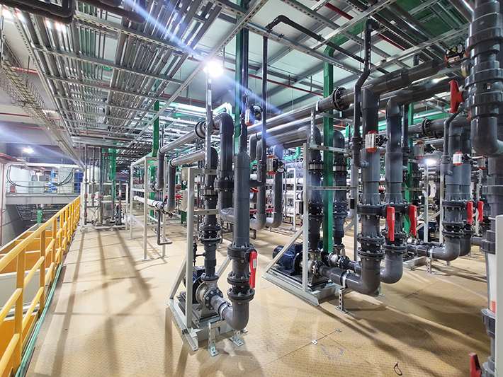 科勒衛(wèi)浴電鍍廢水處理零排放項(xiàng)目現(xiàn)場(chǎng)